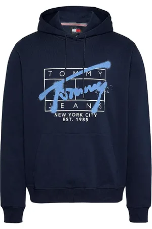 Tommy Hilfiger Herren, Sweatshirts & Hoodies, Blau, LGröße: