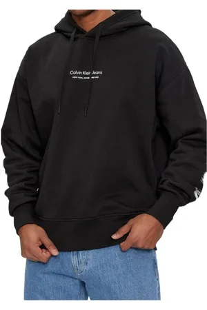 Calvin Klein Herren, Sweatshirts & Hoodies, Schwarzk, 2XLGröße: