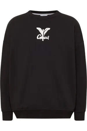 Carlo Colucci Herren, Sweatshirts & Hoodies, Schwarzk, SGröße: