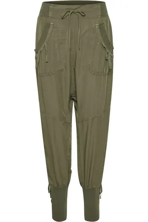 Cream Damen, Hosen, Grün, MGröße: