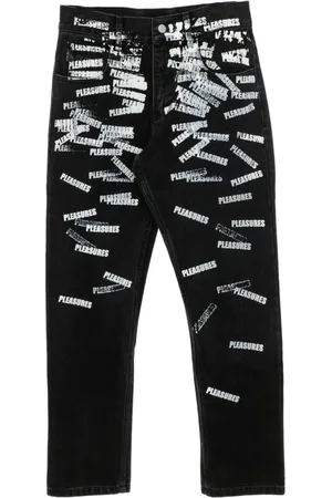 Pleasures Herren, Jeans, Schwarzk, W38Größe: