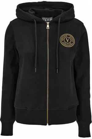 VERSACE Damen, Sweatshirts & Hoodies, Schwarzk, XSGröße: