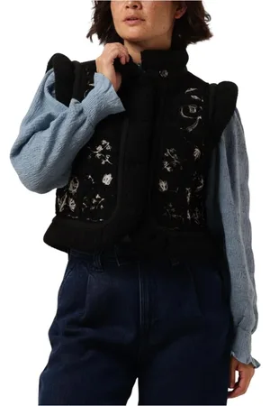 Antik Batik Damen, Jacken, Schwarzk, SGröße: