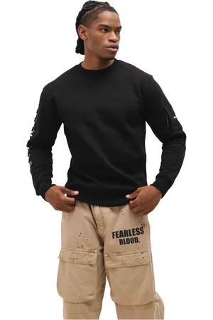 Quotrell Herren, Sweatshirts & Hoodies, Schwarzk, MGröße: