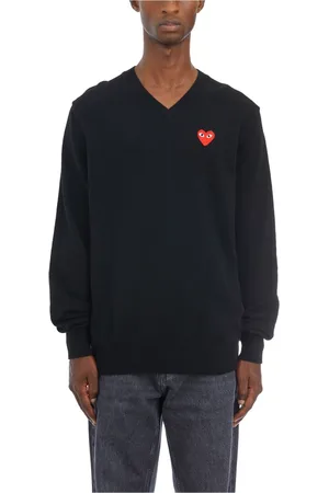 Comme des Garçons Herren, Sweatshirts & Hoodies, Schwarzk, MGröße: