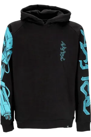 DOLLY NOIRE Herren, Sweatshirts & Hoodies, Schwarzk, SGröße: