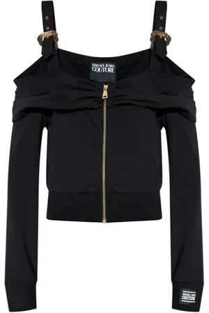 VERSACE Damen, Sweatshirts & Hoodies, Schwarzk, XSGröße: