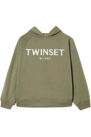 Twin-Set Damen, Sweatshirts & Hoodies, Grün, XSGröße: