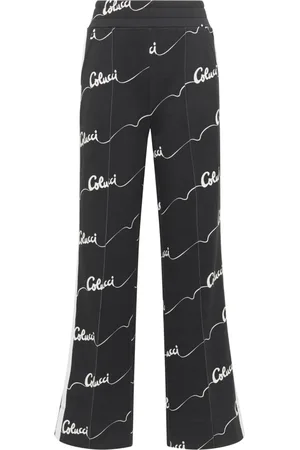 Carlo Colucci Damen, Hosen, Schwarzk, SGröße: