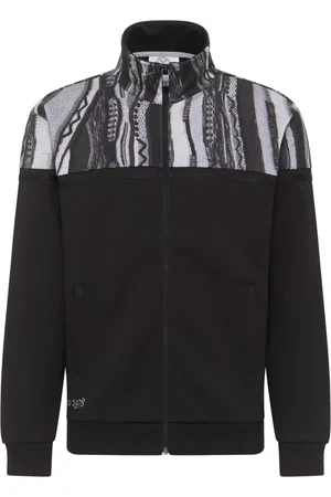 Carlo Colucci Herren, Sweatshirts & Hoodies, Schwarzk, LGröße: