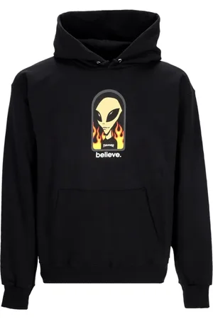 Thrasher Herren, Sweatshirts & Hoodies, Schwarzk, LGröße:
