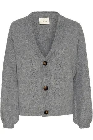 Cream Damen, Strickwaren, Grau, S/MGröße: