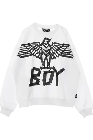 Boy London Herren, Sweatshirts & Hoodies, Weiß, MGröße: