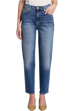 7 for all Mankind Damen, Jeans, Blau, W28Größe: