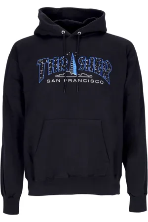 Thrasher Herren, Sweatshirts & Hoodies, Schwarzk, SGröße: