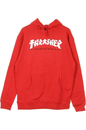 Thrasher Herren, Sweatshirts & Hoodies, Rot, SGröße: