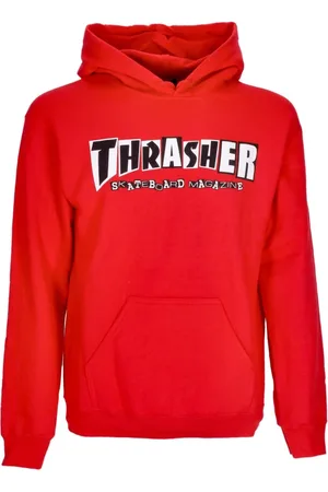 Thrasher Herren, Sweatshirts & Hoodies, Rot, LGröße: