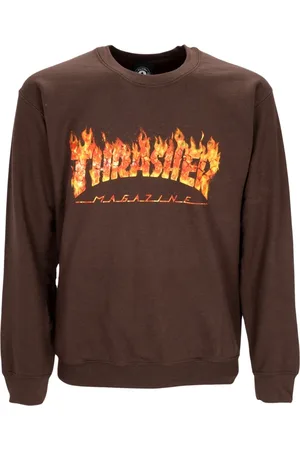 Thrasher Herren, Sweatshirts & Hoodies, Braun, LGröße: