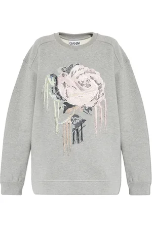 Ganni Damen, Sweatshirts & Hoodies, Grau, S/MGröße: