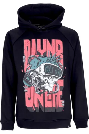 DOLLY NOIRE Herren, Sweatshirts & Hoodies, Schwarzk, SGröße: