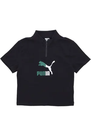 PUMA Damen, Oberteile, Schwarzk, SGröße: