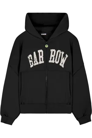 BARROW Herren, Sweatshirts & Hoodies, Schwarzk, SGröße: