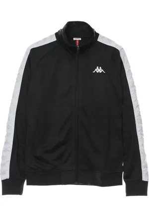 Kappa Herren, Sweatshirts & Hoodies, Schwarzk, LGröße: