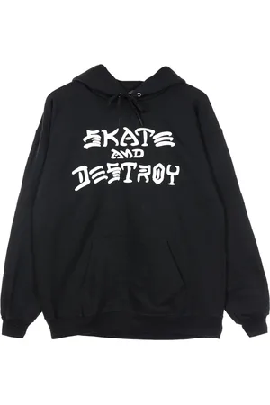 Thrasher Herren, Sweatshirts & Hoodies, Schwarzk, SGröße: