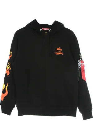Alpha Industries Herren, Sweatshirts & Hoodies, Schwarzk, LGröße: