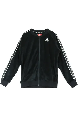 Kappa Herren, Sweatshirts & Hoodies, Schwarzk, LGröße: