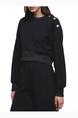 GAËLLE Damen, Sweatshirts & Hoodies, Schwarzk, SGröße: