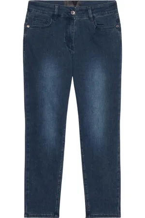 Elena Miro Damen, Jeans, Blau, LGröße: