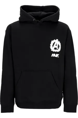 Huf Herren, Sweatshirts & Hoodies, Schwarzk, LGröße:
