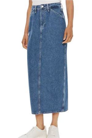 Calvin Klein Damen, Röcke, Blau, W25Größe: