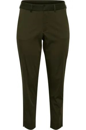 Kaffe Damen, Hosen, Grün, 5XLGröße: