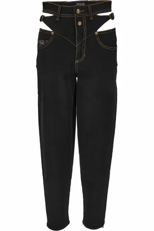 VERSACE Damen, Jeans, Schwarzk, W27Größe: