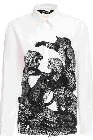 Roberto Cavalli Herren, Shirts, Weiß, SGröße: