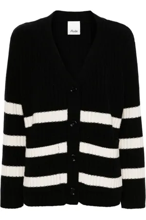 Allude Damen, Strickwaren, Schwarzk, MGröße: