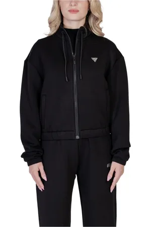Guess Damen, Sweatshirts & Hoodies, Schwarzk, XSGröße: