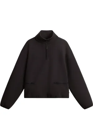 Woolrich Damen, Sweatshirts & Hoodies, Schwarzk, SGröße:
