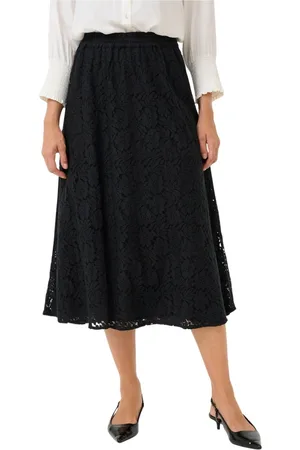 Cream Damen, Röcke, Schwarzk, 2XLGröße: