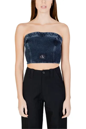 Calvin Klein Damen, Oberteile, Blau, SGröße: