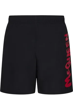 Alexander McQueen Herren, Bademode, Schwarzk, MGröße: