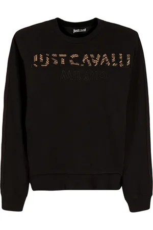 Roberto Cavalli Damen, Sweatshirts & Hoodies, Schwarzk, XSGröße: