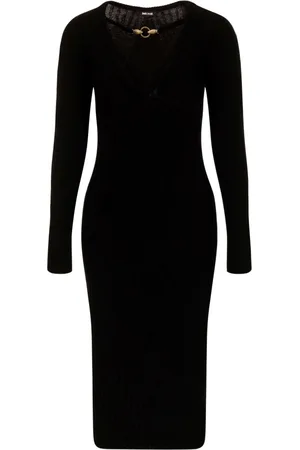 Roberto Cavalli Damen, Kleider, Schwarzk, SGröße: