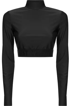 Roberto Cavalli Damen, Oberteile, Schwarzk, 2XSGröße: