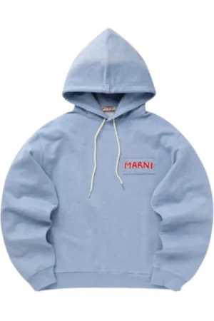 Marni Herren, Sweatshirts & Hoodies, Blau, SGröße: