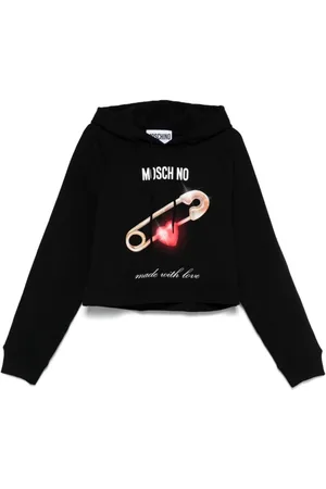 Moschino Damen, Sweatshirts & Hoodies, Schwarzk, MGröße:
