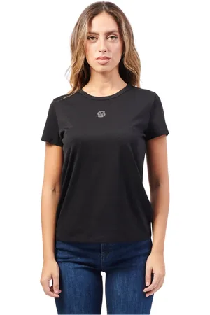 HUGO BOSS Damen, Oberteile, Schwarzk, MGröße: