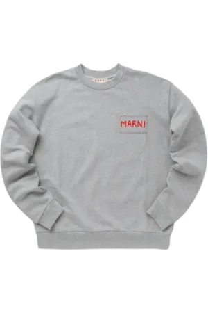 Marni Herren, Sweatshirts & Hoodies, Grau, XLGröße:
